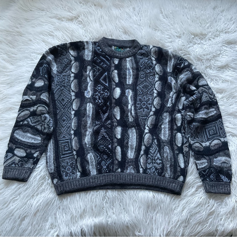 Vintage Coogi 3D Knit Sweater‎